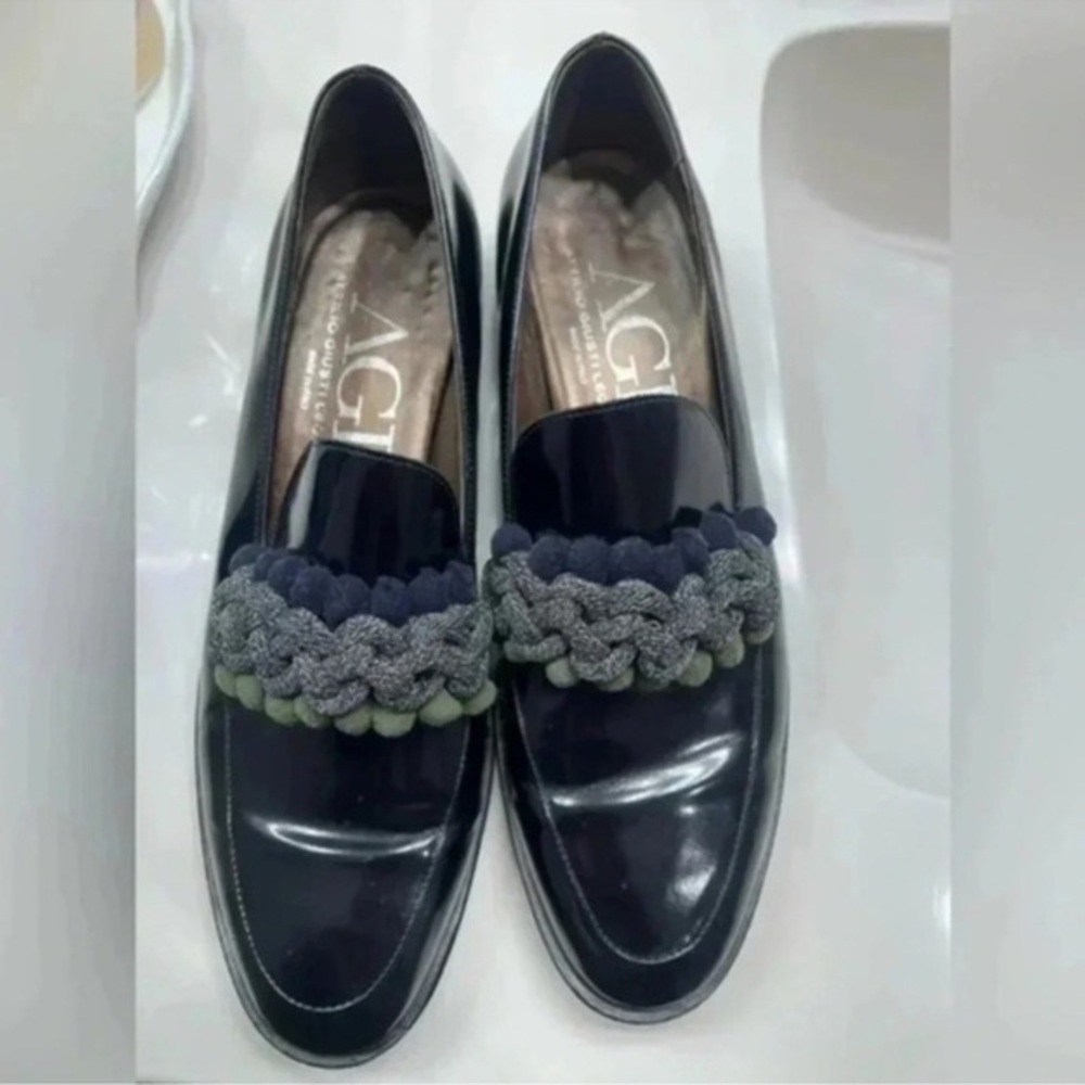 AGL Pom Pom Loafers size 41/11